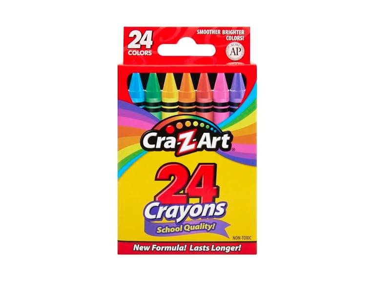 Cra-Z-Art 24ct Crayons Pack, Perfect Back to Sch - Image 1