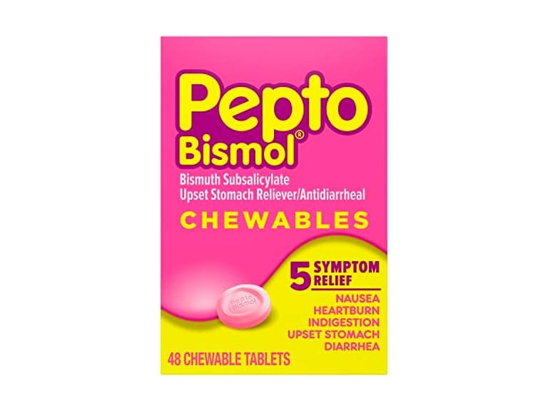 Pepto Bismol Chewable Tablets 48ct - Image 1