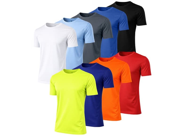 6Pk Mens S/S Performance Active Tee - Image 1