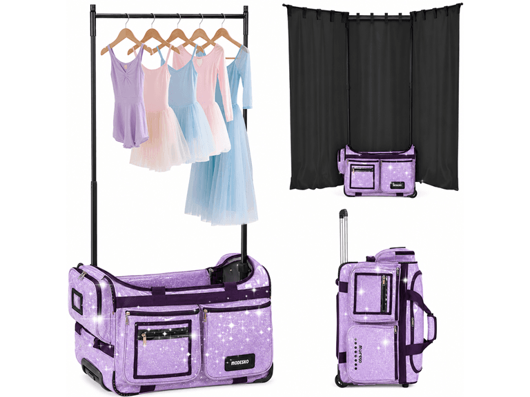 Rolling Dance Bag w/ Garment Rack 23- Choose Color - Image 1