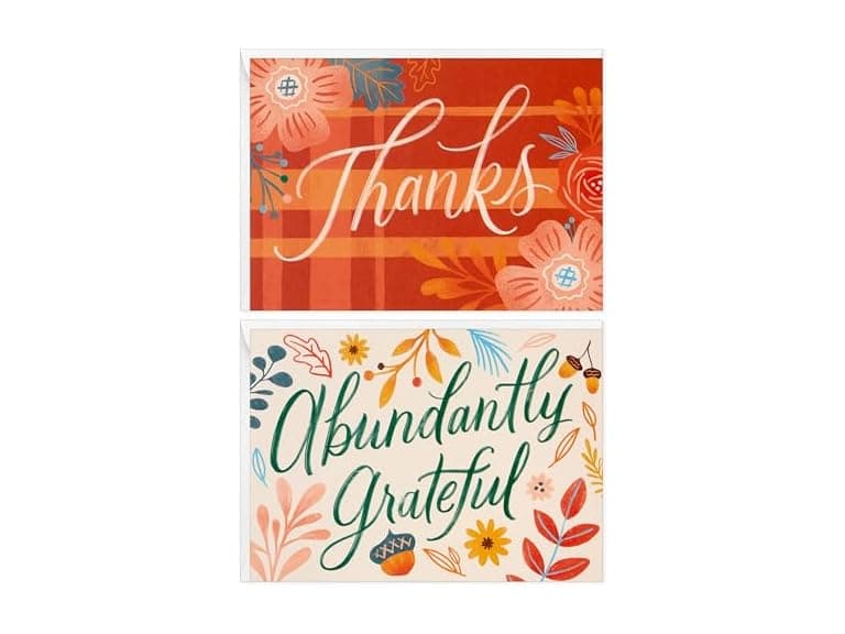 Hallmark Fall Thank You Note Card (50 Weddings - Image 1