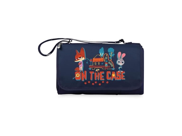 Disney Zootopia Blanket Tote Outdoor Picnic Blanket (Navy) - Image 1