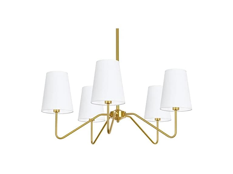 Bosceos 5-Light Gold Chandelier - Image 1