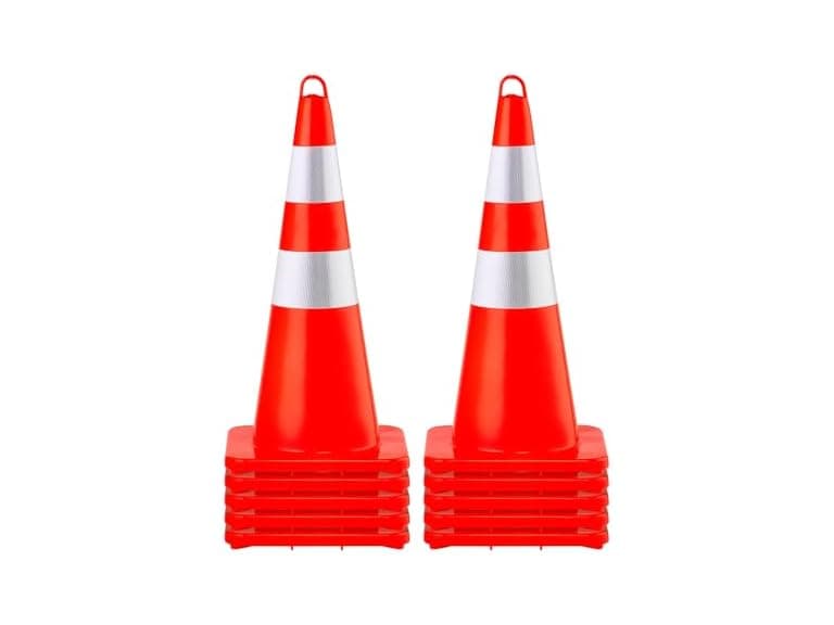 VEVOR Safety Cones - 10 x 28" - Image 1