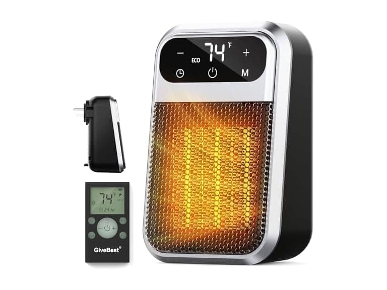 Givebest Cyber 800W Plug in Heater with ECO Mode Save Energy - Image 1