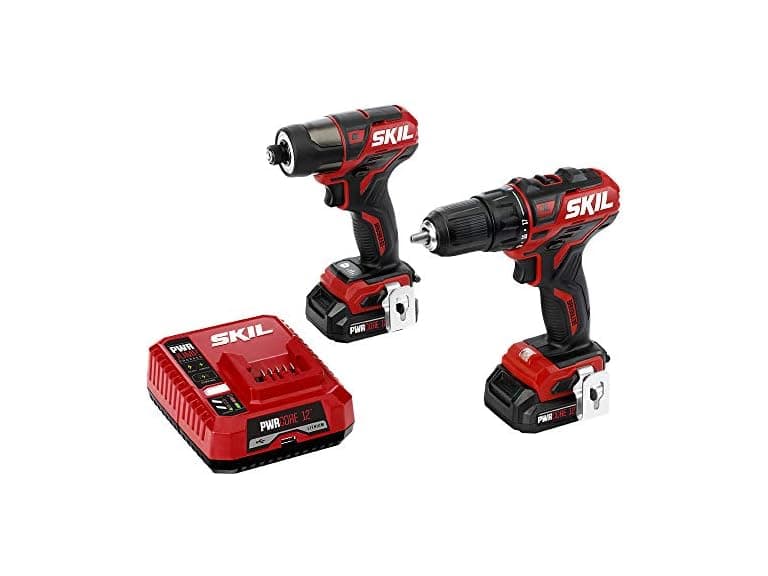 SKIL CB736701 Cordless Drill Impact Driver Kit - Image 1