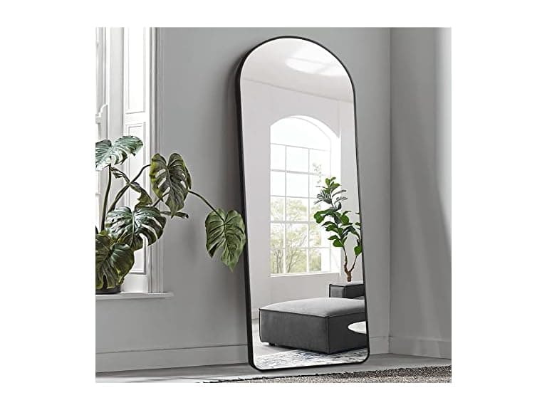 KIAYACI Full Length Floor Mirror with Stand Arched Style - Image 1