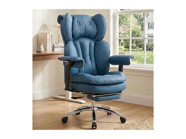Efomao Executive Office Chair with Footrest - Image 1