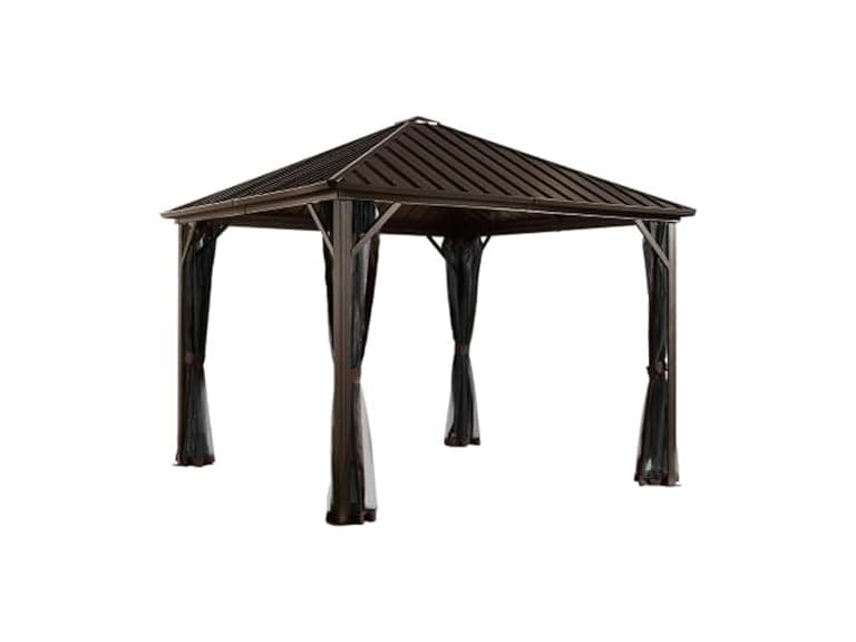 Sojag Outdoor 10' x 10' Dakota Hardtop Gazebo - Image 1