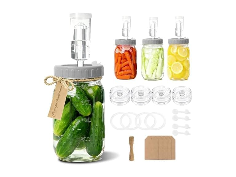 Icefun 4-Pack Mason Jar Fermentation Kit - Image 1