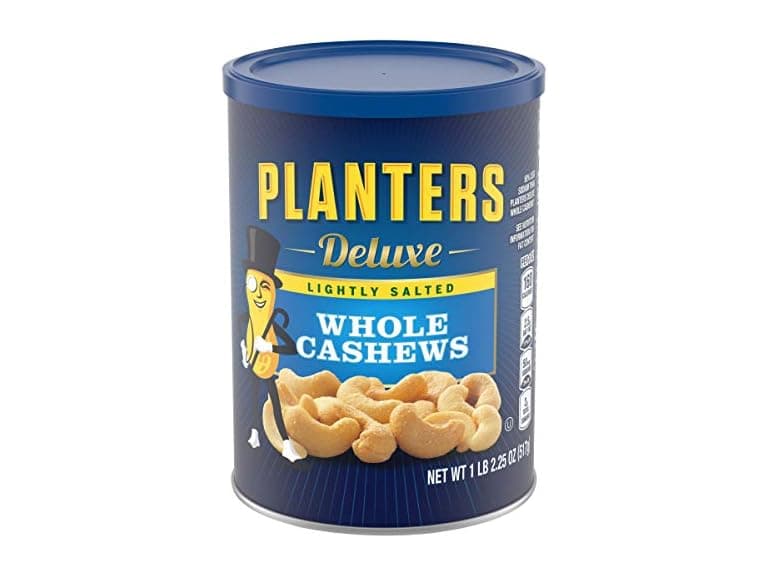 PLANTERS Deluxe Lightly Salted Whole Cashews - Image 1
