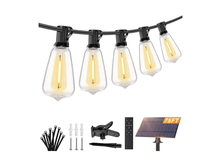 Brightever 75FT Solar String Lights - Image 1