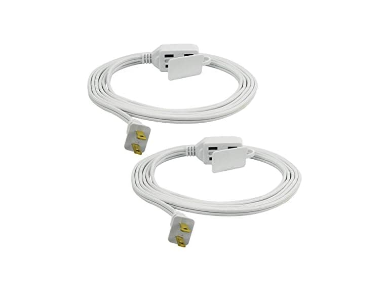 Clear Power 3 Outlet Indoor Extension Cord (2-Pack) 16/2 SPT-2 - Image 1
