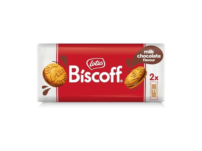 Lotus Biscoff Sandwich Cookies, Milk Chocolate Cream - Image 1