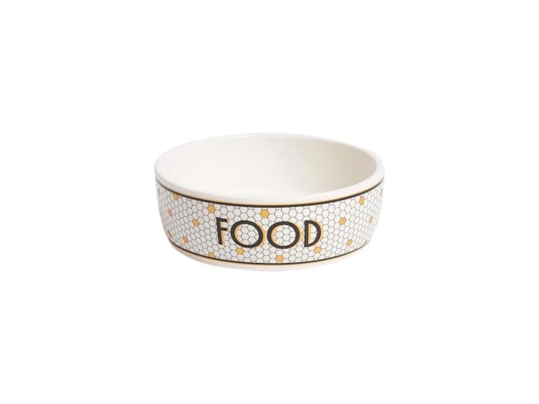 Pearhead Ceramic Dog Food Bowl – Bistro Tile - Image 1