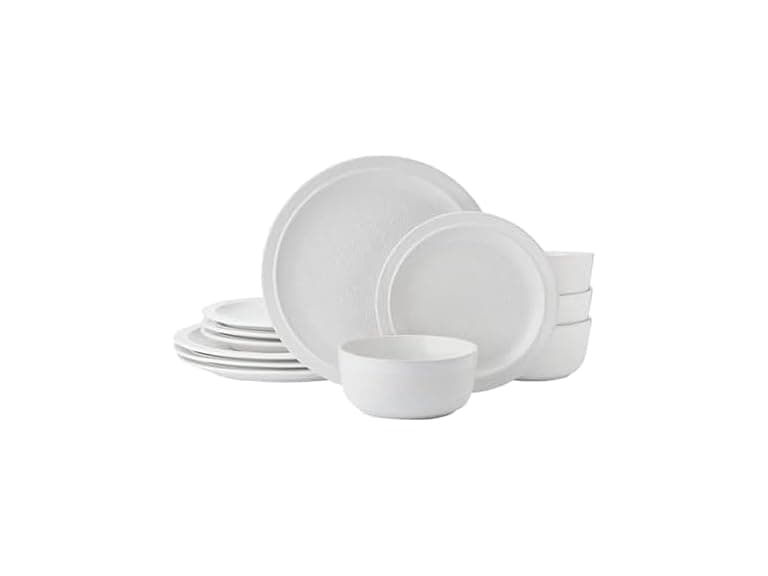 Pfaltzgraff Blooming Meadow 12 Piece Plates Bowls Dinnerware Set - Image 1