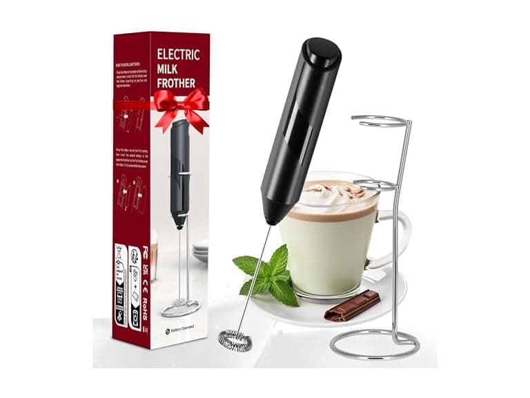 HealSmart Handheld Milk Frother Black - Image 1