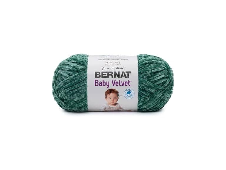 Bernat Baby Velvet Yarn- Emerald - Image 1