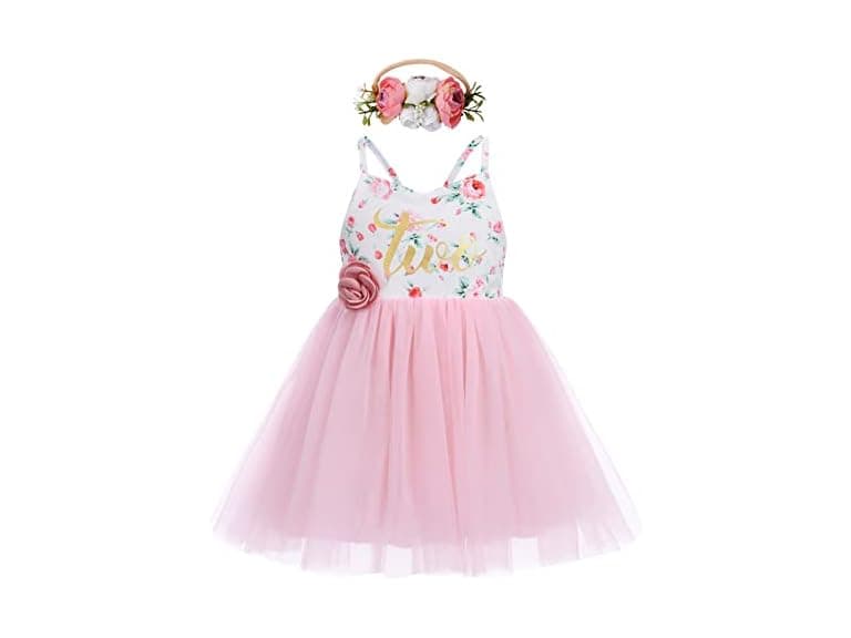 Odasdo Girls (2T) Baby Girl Toddler Kids 2nd Dress - Image 1