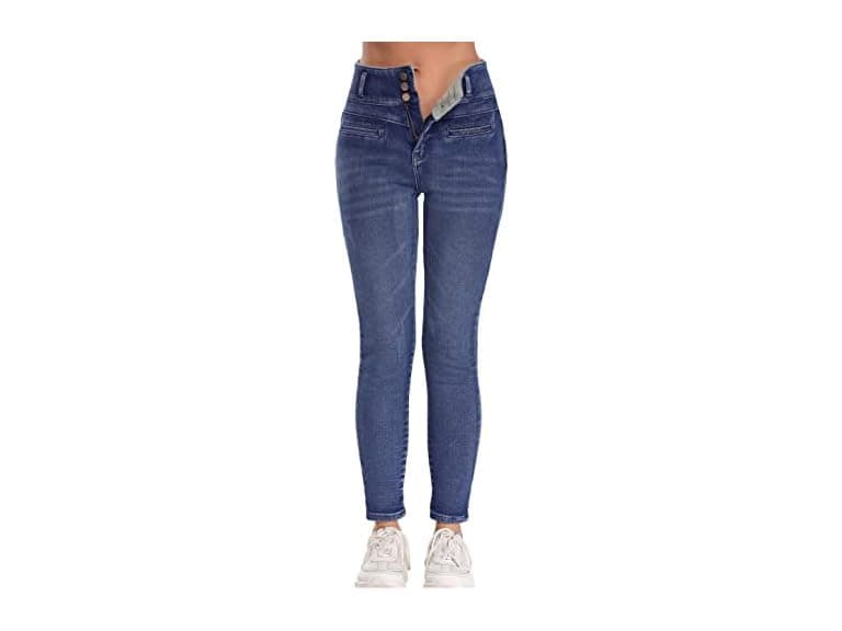 Heipeiwa Women (M) Fleece Lined Jeans Winter Jeans - Image 1