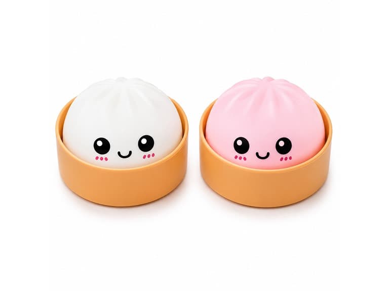 2-Pack Mystery Squishy Dumpling - Image 1