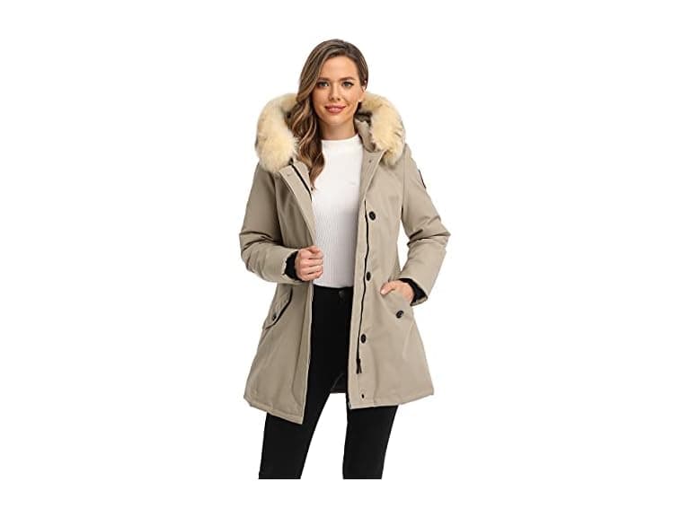 Puremsx Girls (M) Down Jacket Water Resistant Coat - Image 1
