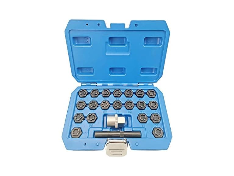 22 PC BMW Wheel Lock Nut Key Kit - Image 1