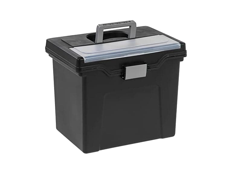 Office Depot Large Mobile File Box - Image 1
