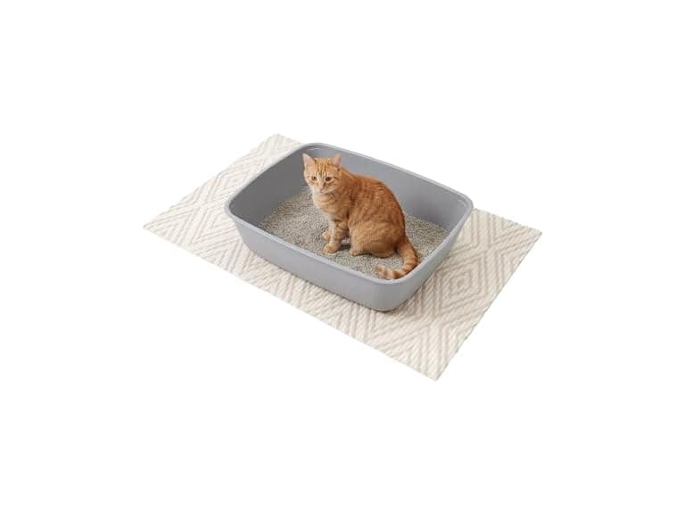 Kitty City Large Foam Cat Litter Mat - Mess Trapping Ma - Image 1
