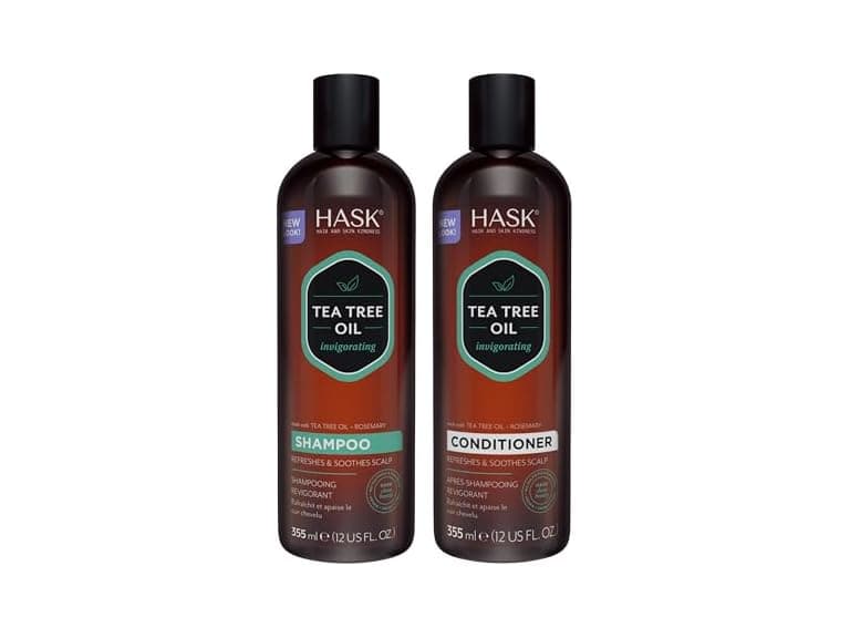 HASK Tea Tree Oil Rosemary Shampoo and Conditioner - Image 1