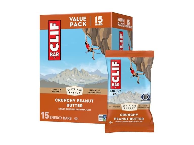 CLIF BAR - Energy Protein Bars - Crunchy Peanut Butter - Image 1