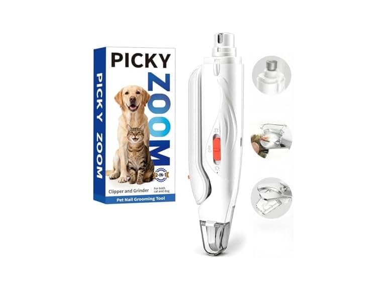 2-in-1 Dog & Cat Nail Clippers and Grinder with Light - Image 1