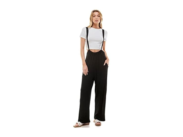Loving People Women (L) Loose Suspender Jumpsuits - Image 1