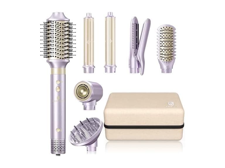 Hair Dryer Brush 8-In-1 Dual Voltage - Image 1