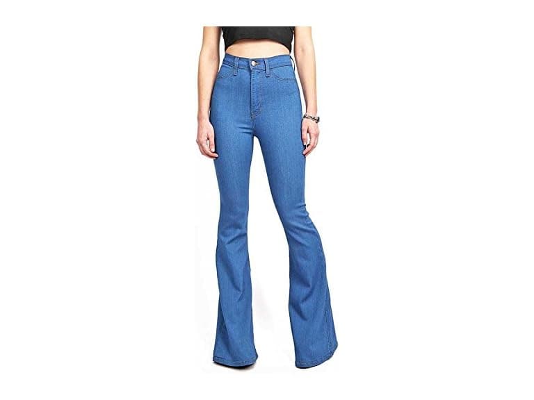 Vibrant Women (15) Juniors Bell Bottom High Jeans - Image 1