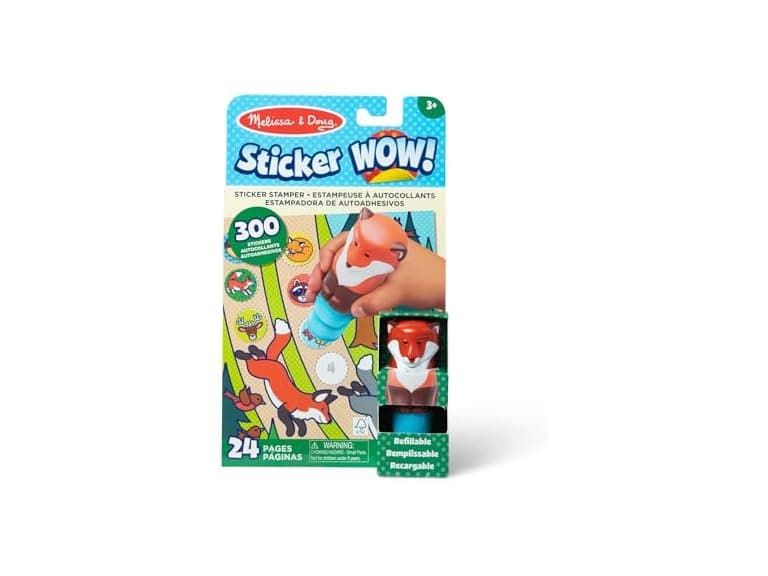 Melissa & Doug Sticker Wow!™ 24-Page Activity Pad Fox - Image 1