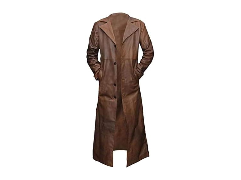 Jorde Calf Men (L) Trench Coat - Image 1