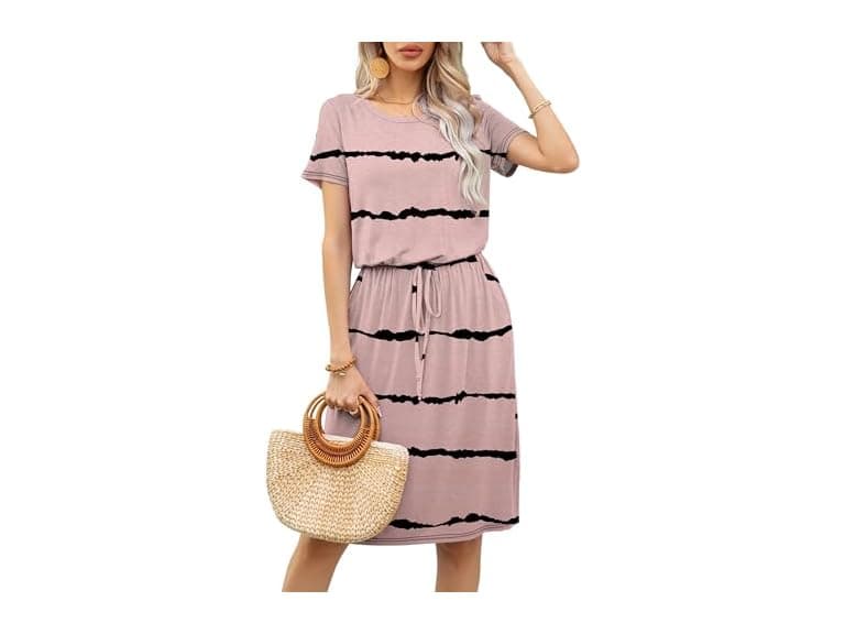 Levaca Women (XL) Summer Casual Belly Beach Dress - Image 1