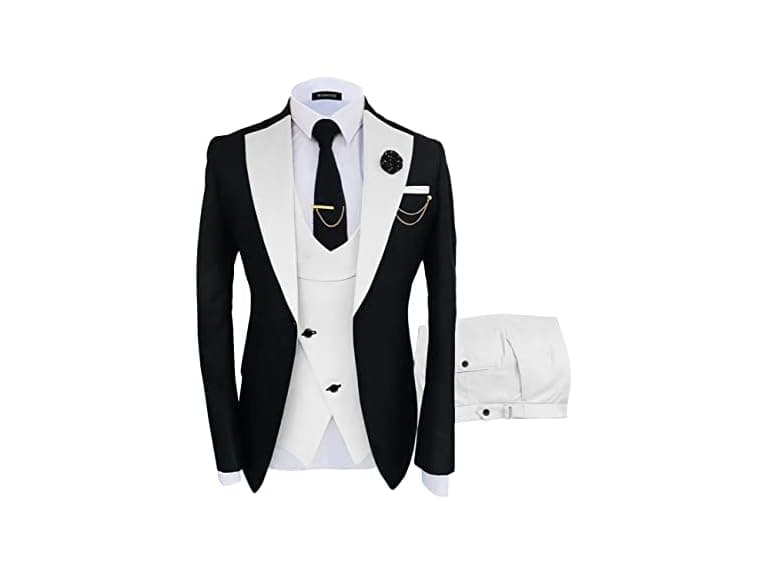 Wangyue Men (52) Suit Slim Piece Suits Wedding 5XL - Image 1