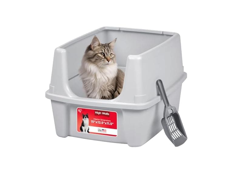 IRIS USA Large Cat Litter Box - Image 1