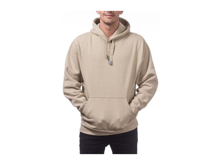 Pro Club Men (5XL) Heavyweight Hoodie Khaki - Image 1
