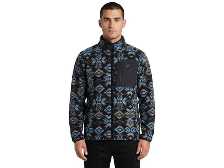 Billabong Men Sherpa Bonded Polar Fleece Jacket - Image 1
