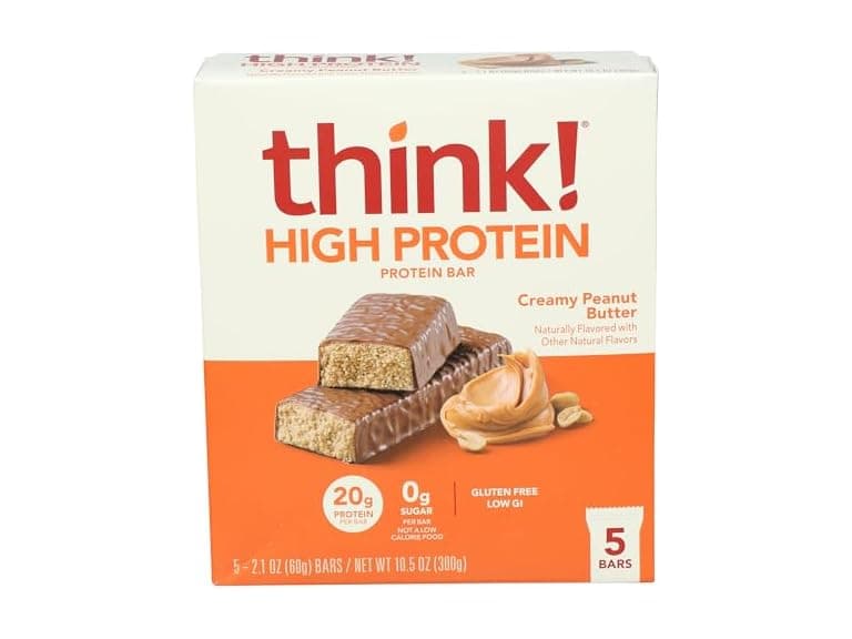 think! thinkThin Bar Creamy Peanut Butter, - Image 1