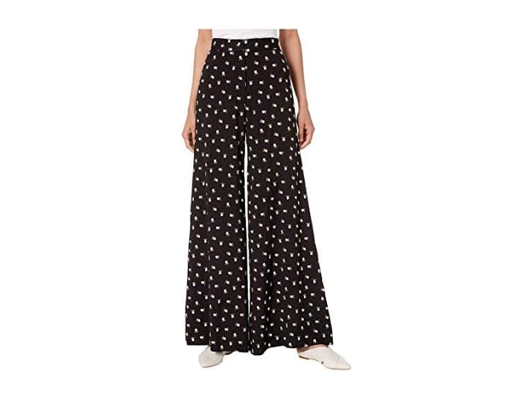 Jill Stuart Women (2) Embroidered Wide Leg Pants - Image 1