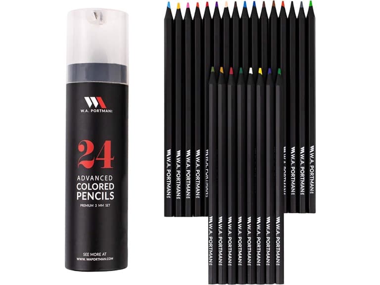 W.A. Portman Colored Pencil Set - Image 1