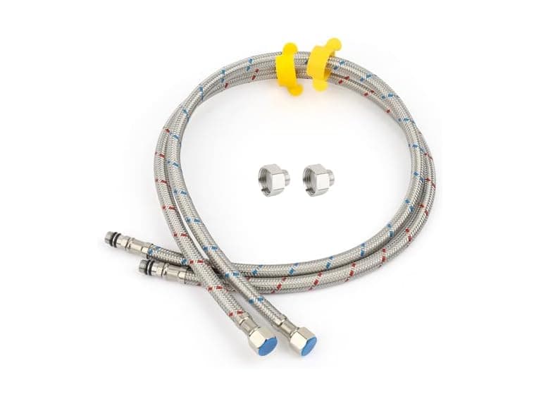 Klabb 32-Inch Stainless Steel Braided Faucet Supply Line - Image 1