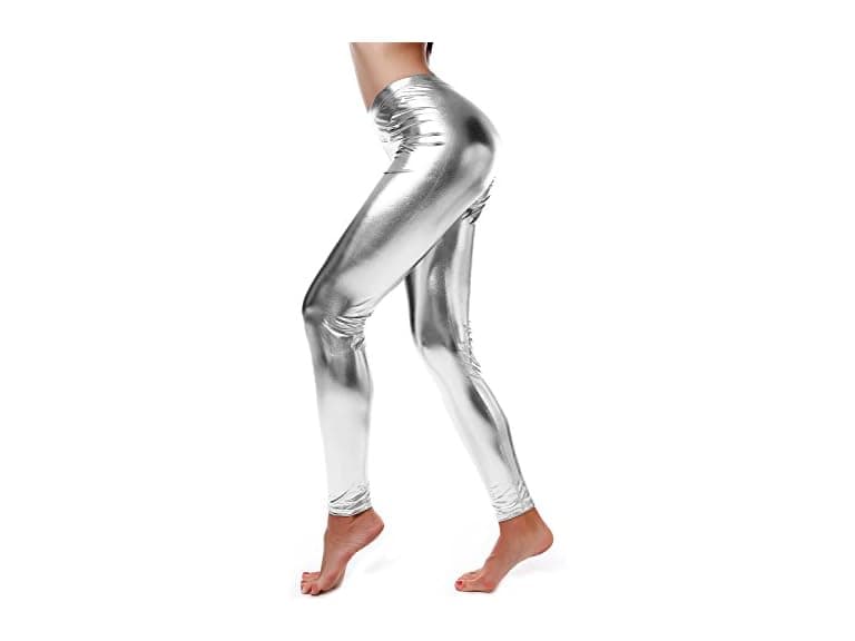 Diamondkit Women (M) Liquid Wet Look Leggings - Image 1