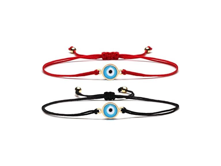 Caiyao Lucky Evil Eye Woven Cord Bracelets Wom - Image 1