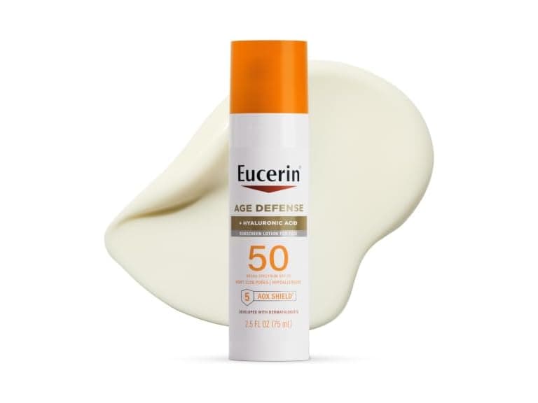 Eucerin Sun Age Defense Sunscreen SPF50 2.5oz - Image 1
