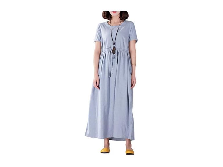 Yuheyuhe Women (XL) Casual Loose Long Soft Pockets - Image 1